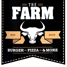 The Farm Burger & Pizza logo.